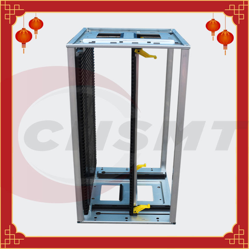 Black 109Ω ESD PCB Magazine Rack 250mm Right To Left Customize