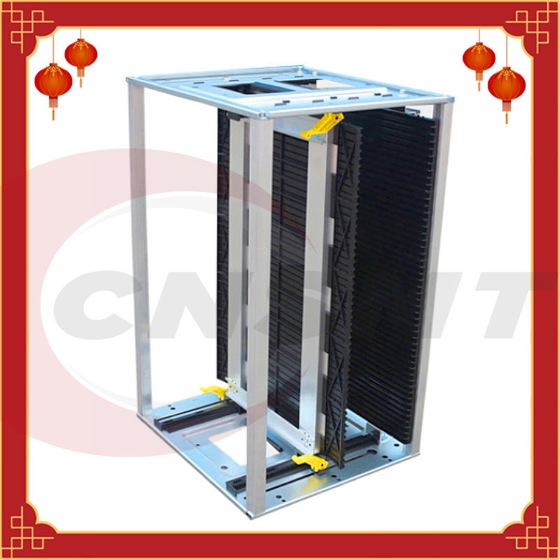 Black 109Ω ESD PCB Magazine Rack 250mm Right To Left Customize